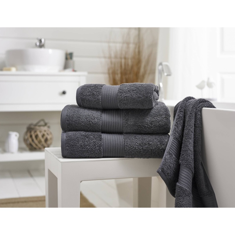 Deyongs Bliss Bathroom Towels Carbon