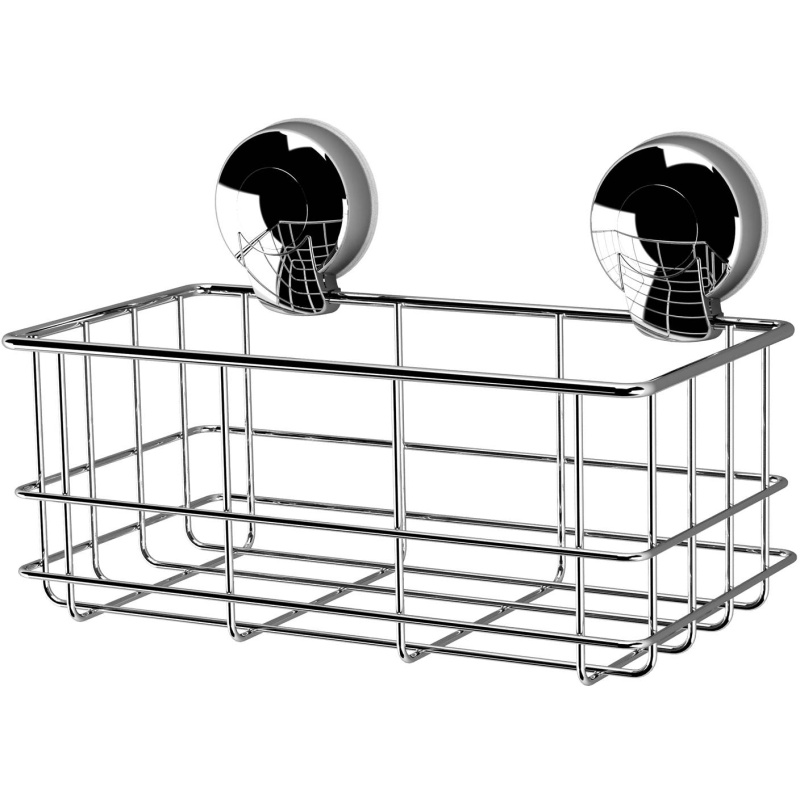 Showerdrape Suctionloc Bottle Basket Chrome