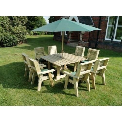 Churnet Valley Ergo 8 Seater Square Set - 8 x Chairs