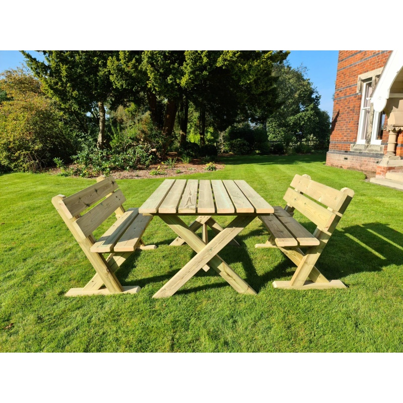 Churnet Valley Ashcombe Table Set 4 Seater
