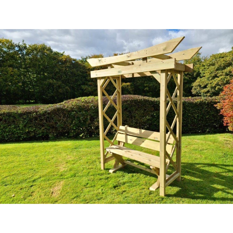 Churnet Valley Tokyo Arch 4ft With Ashcombe Bench
