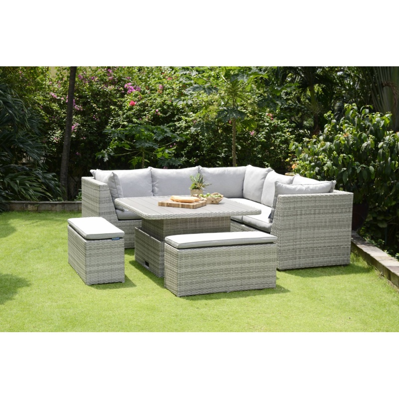 Aruba corner casual dining set best sale