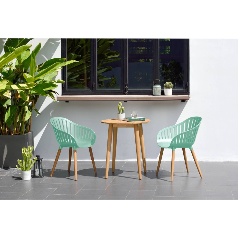 Nassau NAS01 Bistro Set - Mint Green