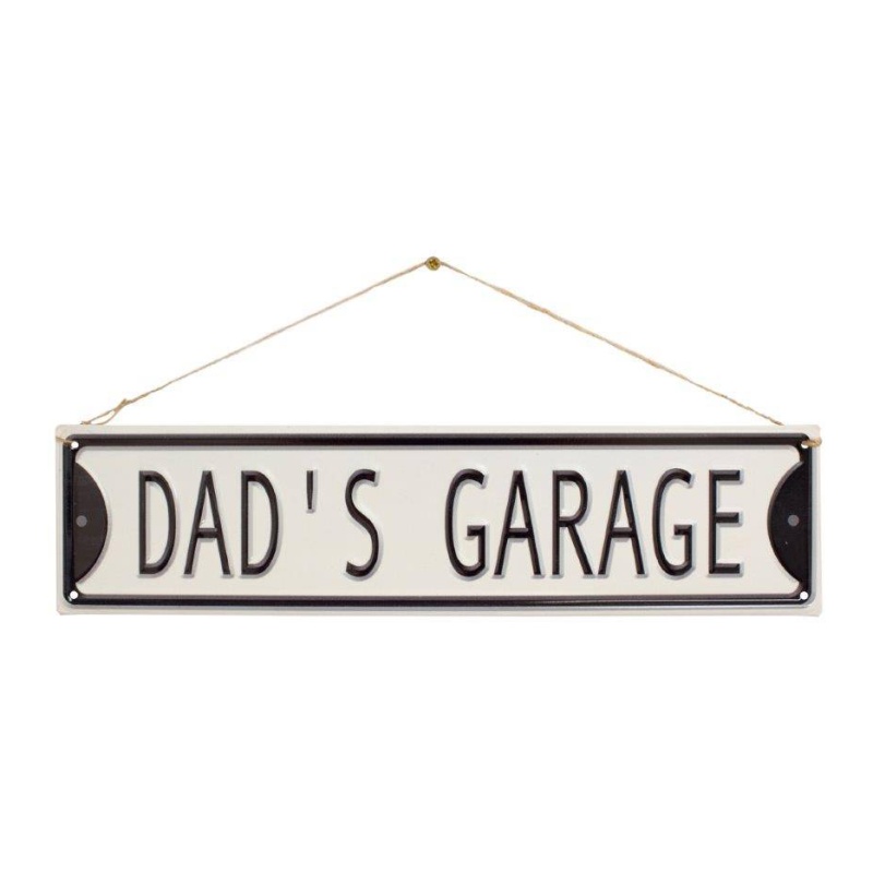 La Hacienda Dad's Garage Garden Sign