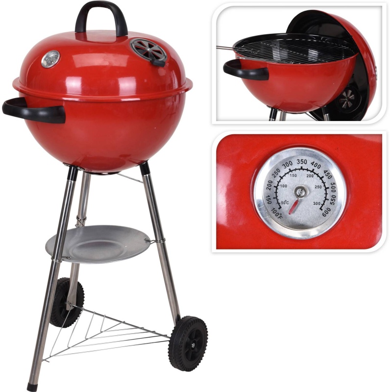 Koopman Vented Kettle BBQ Red