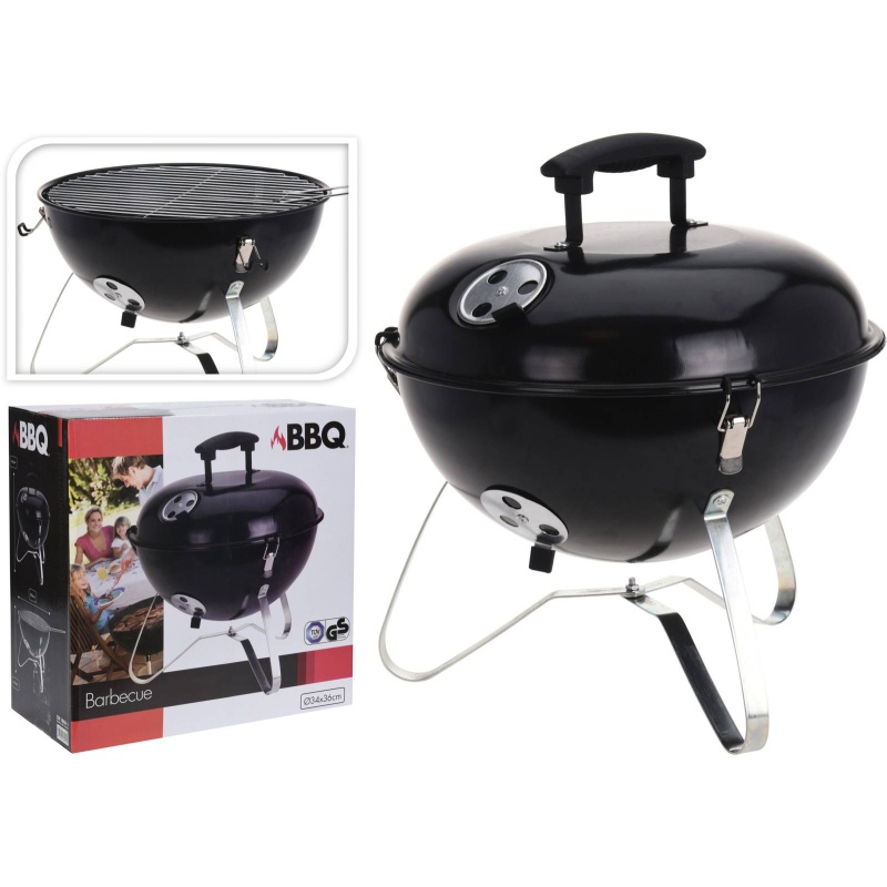 Koopman Vented Kettle BBQ Black