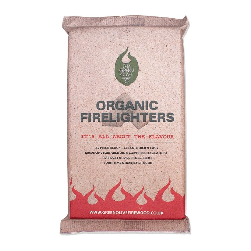 Green Olive Organic Firelighters 32 Pack