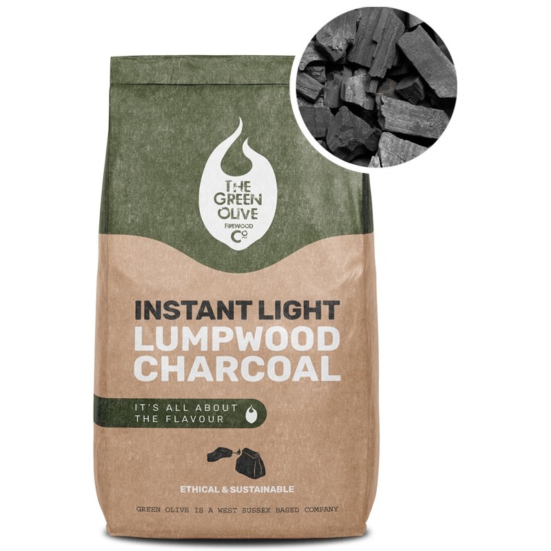 Green Olive Instant Light Charcoal 2 x 1kg