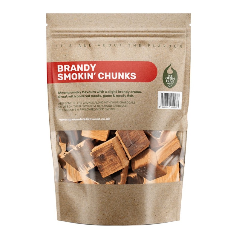 Green Olive Brandy Smokin' Chunks 3L