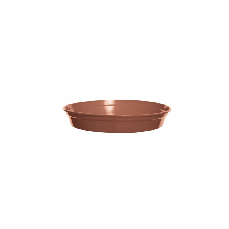 White Furze Saucer For 3 & 4" Pots - Terracotta