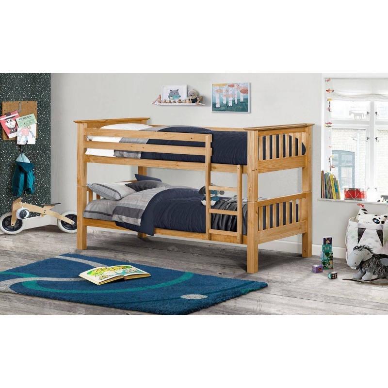 Julian Bowen Barcelona Bunk Bed - Antique Pine