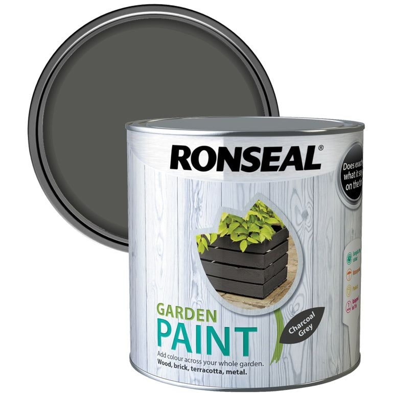 Ronseal Garden Paint Charcoal Grey