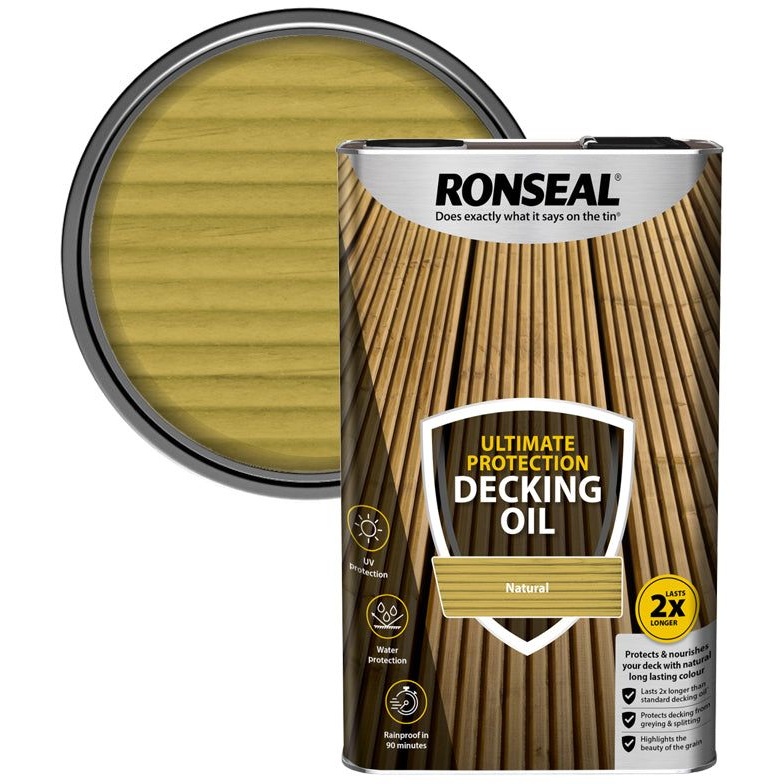 Ronseal Ultimate Deck Oil Natural 5L