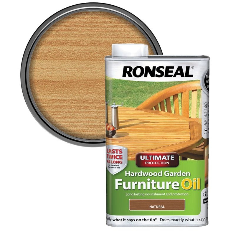 Ronseal Ultimate Hardwood Furniture Oil Natural