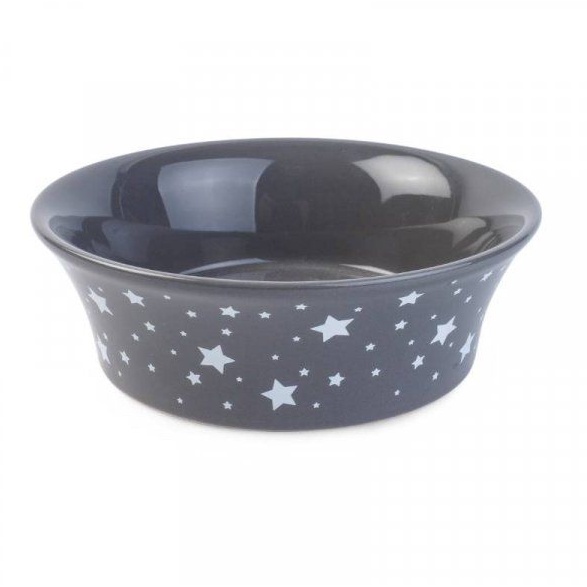 Zoon Pet Flared Starry Ceramic Bowl 15cm