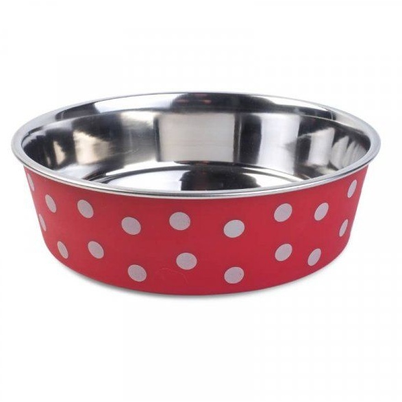 Zoon Pet Bella Bowl Red Polka