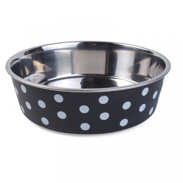 Zoon Pet Bella Bowl Navy Polka