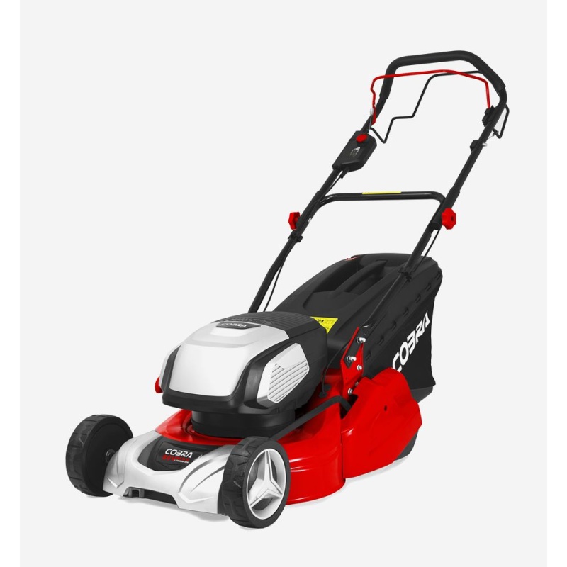 Cobra RM43SP80V Electric Self Propelled 43cm Twin 40v Rotary Rear Roller Lawnmower