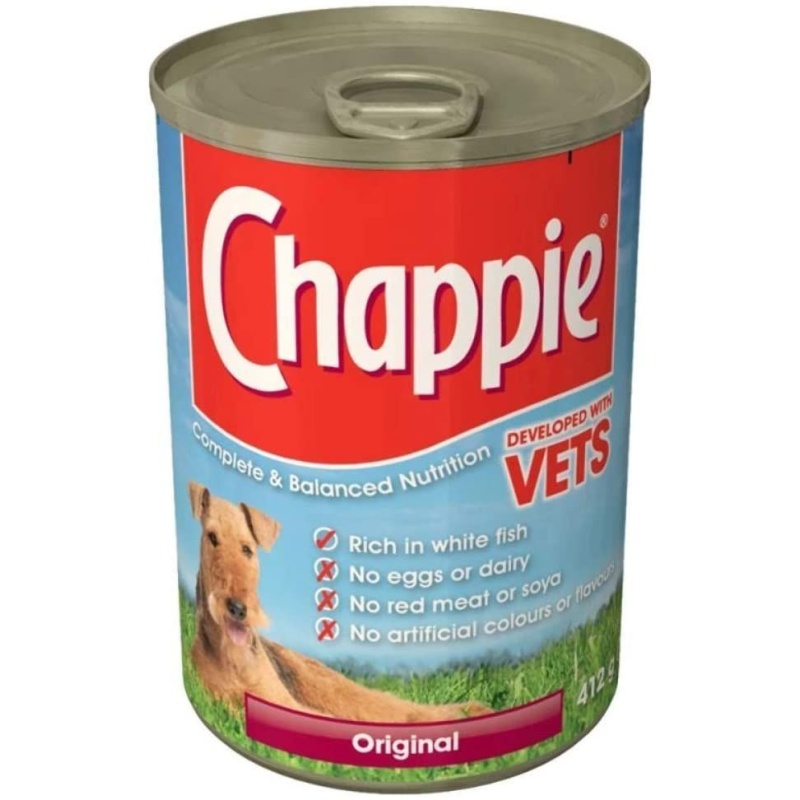 Chappie Original Tinned Dog Food - 412g x 12