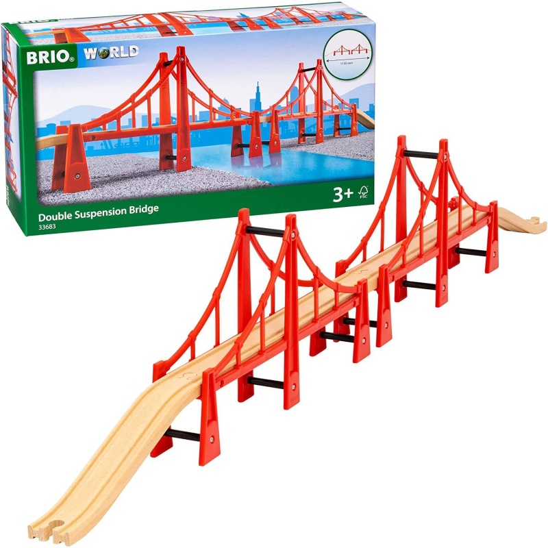 Brio World - 33683 Double Suspension Bridge