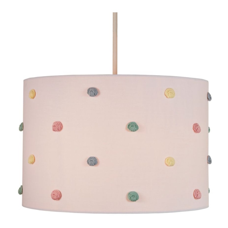 Bhs Light Glow Pom Pom Easy Fit Shade 30Cm - Natural