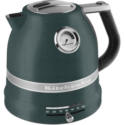 KitchenAid 5KEK1522BPP Variable Temperature Artisan 1.5L Kettle Pebble Palm