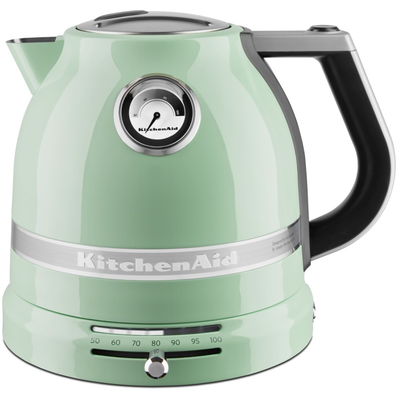 Kitchenaid Green 5Kek1522bpt Variable Temperature Artisan 1.5L Kettle - Pistachio