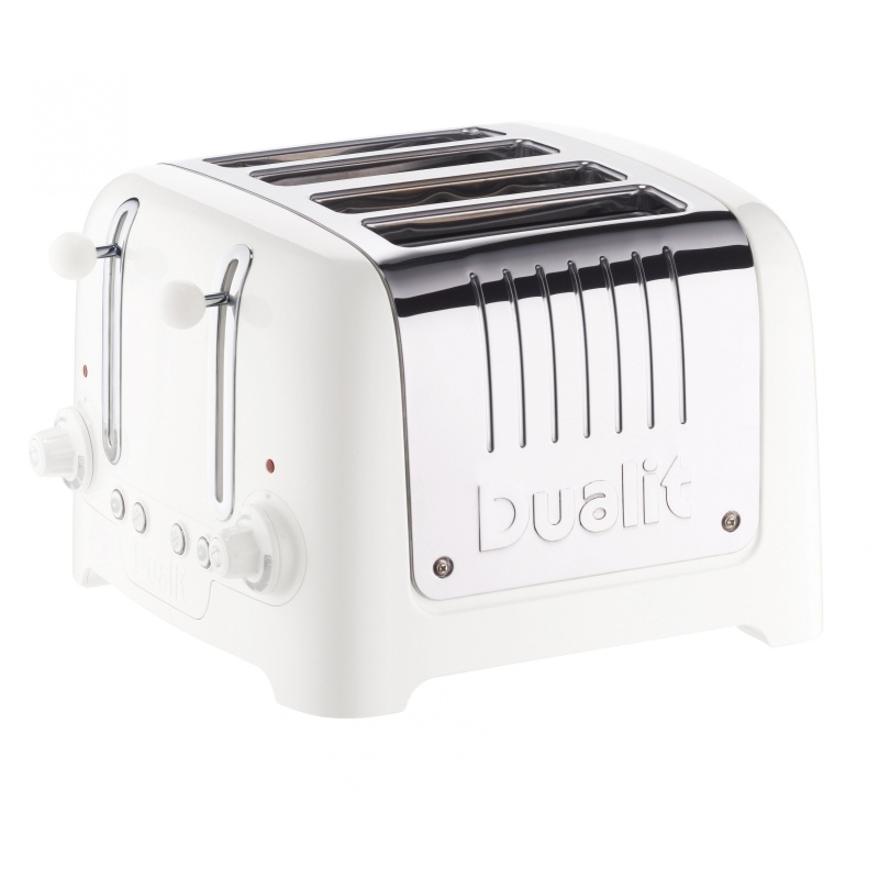 dualit lite 4 slice toaster white