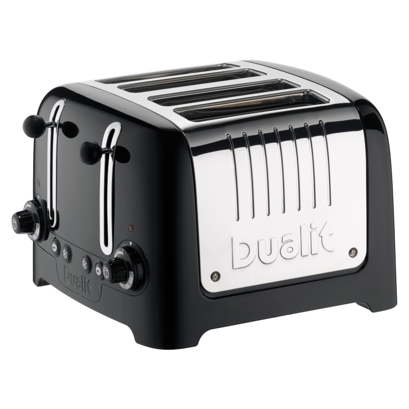 Dualit Lite 4 Slice Toaster - Black Gloss