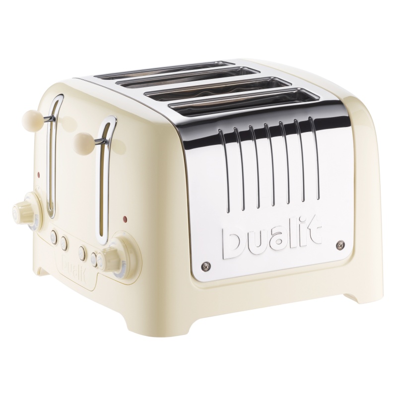 Dualit Lite 4 Slice Toaster - Gloss Cream