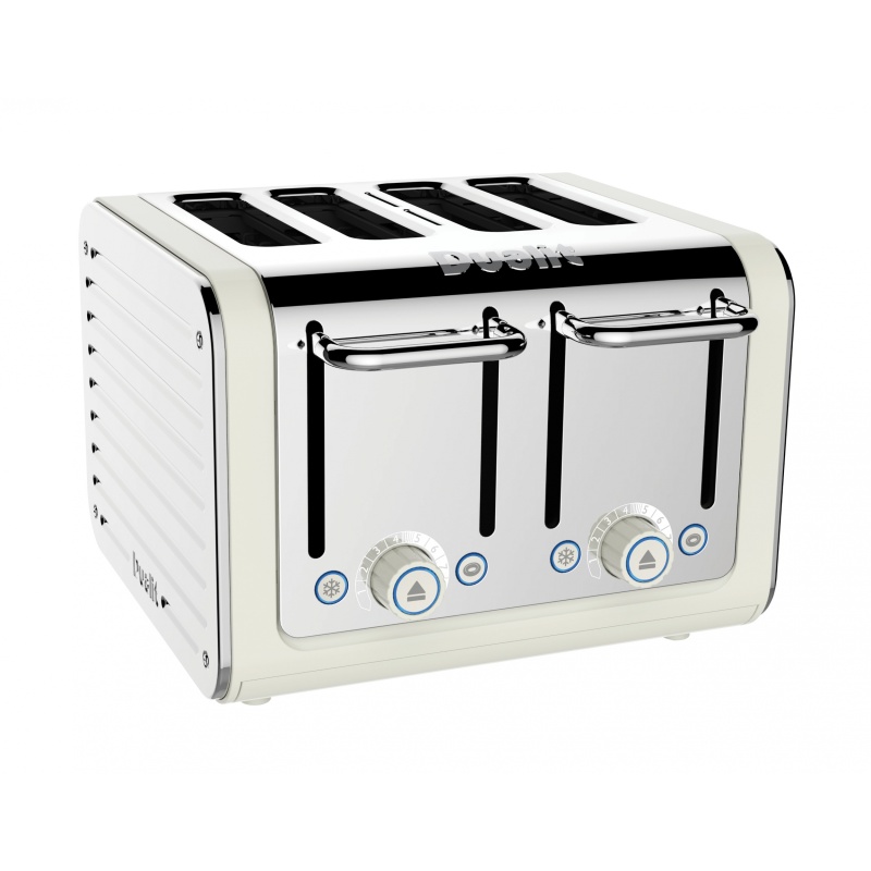 Dualit 4 Slice Architect Toaster Canvas White Downtown