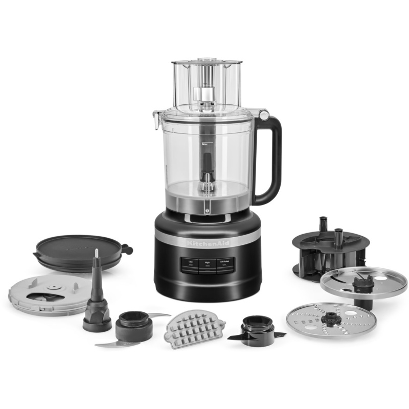 Kitchenaid Black 5Kfp1319bbm 300W Food Processor - Matte