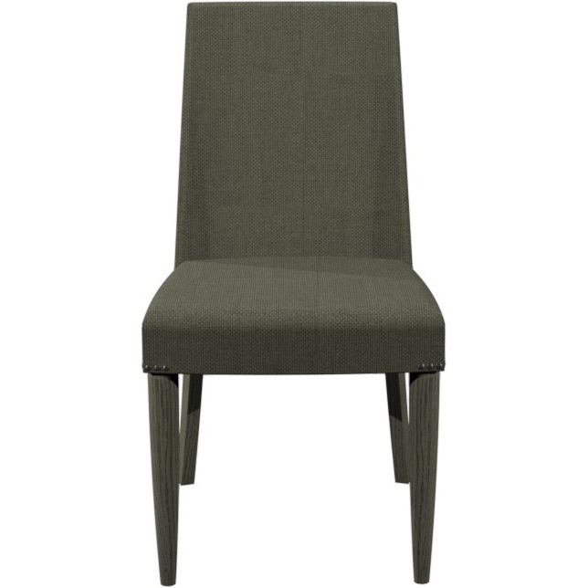 Markham Silver Grey Upholstered Chair - Slate Grey Fabric (Pair)