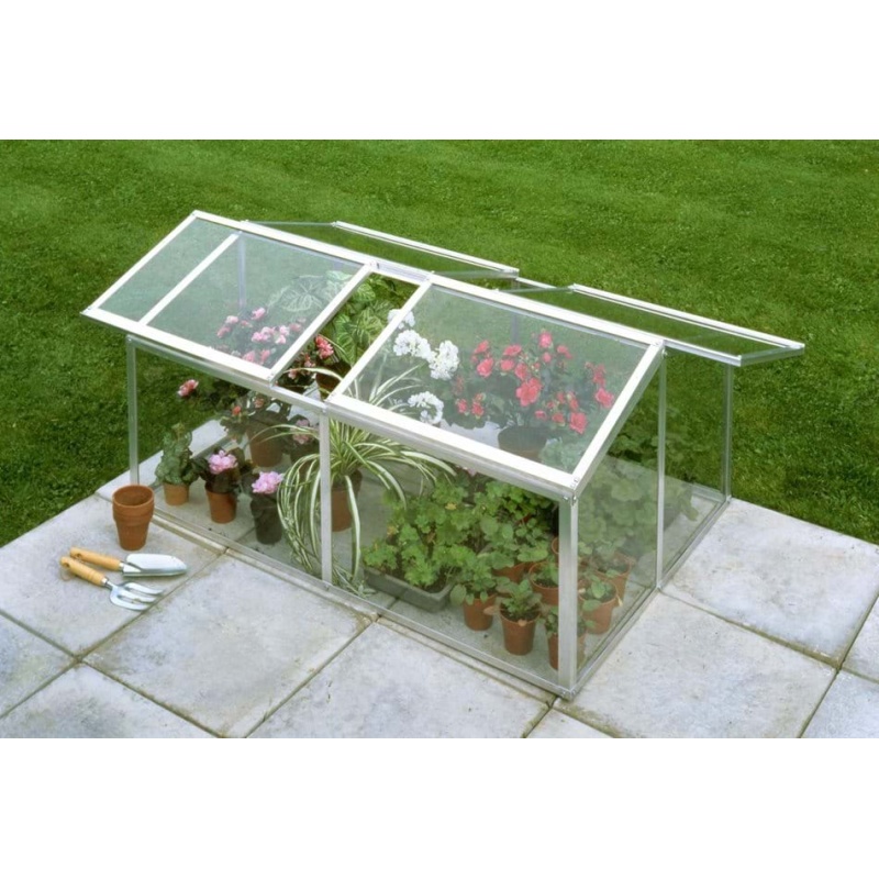 Halls Greenhouses Jumbo Coldframe 4x3 Mill Toughened