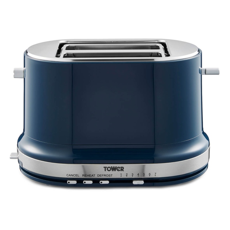 Tower T20043MNB Belle 2 Slice Toaster Midnight Blue Downtown