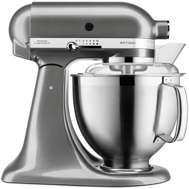 KitchenAid 5KSM185PSBMS 4.8L Stand Mixer - Medallion Silver