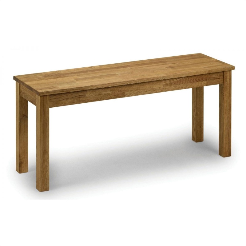 Julian Bowen White Coxmoor Oak Bench