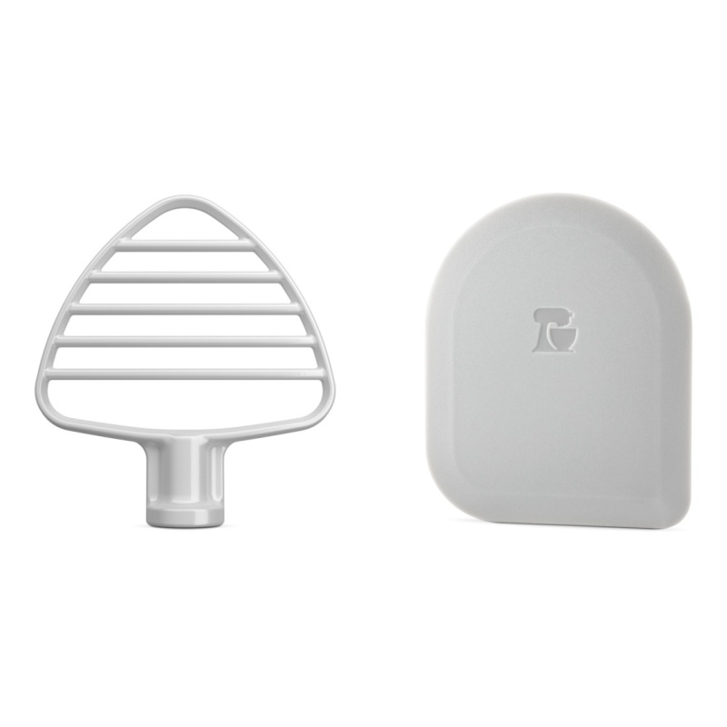 Kitchenaid White/Light 5Ksmpb5w Pastry Beater Attachment And Scraper