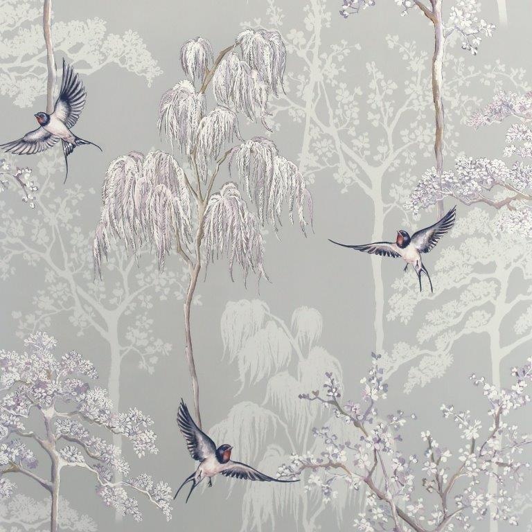 Arthouse Japanese Garden Grey Wallpaper