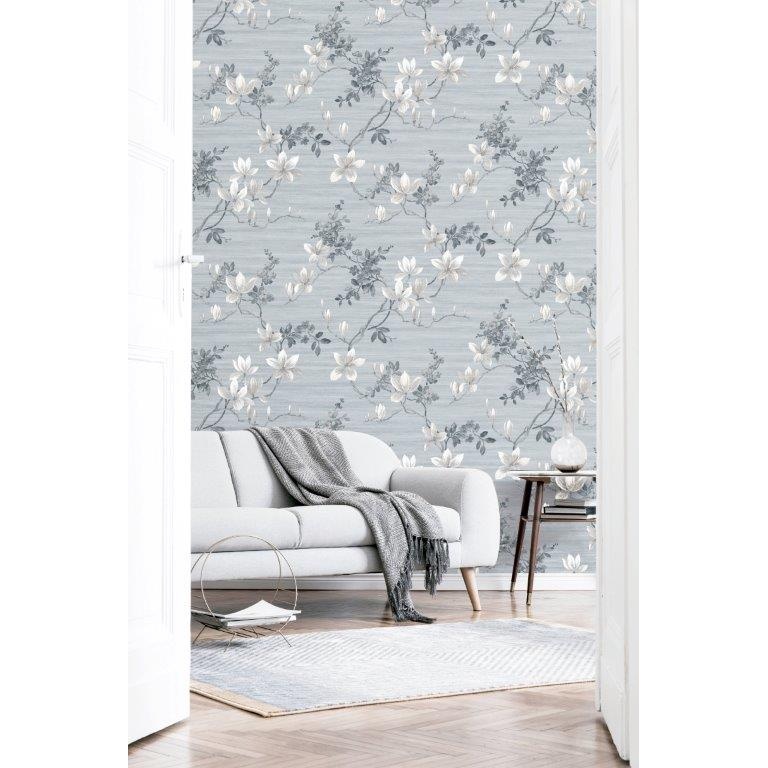 Grey 2024 patterned wallpaper
