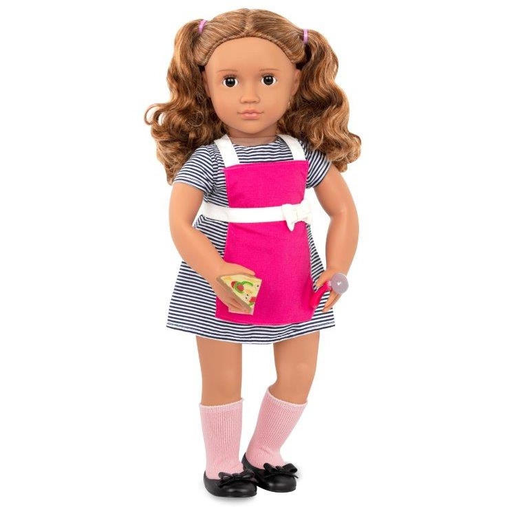 Our Generation Isa Cooking Doll & Storybook 46cm