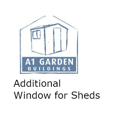 A1 Additional Window (Fixed or Opening) for Sheds & Workshops