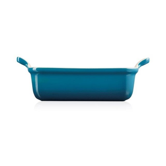 Le Creuset Heritage Deep Rectangular Dish 26cm Deep Teal