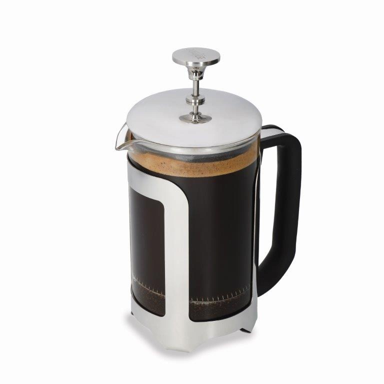 8 Cup-1L Cafetière French Press La Cafetière Roma Stainless Steel Finish - Image 5
