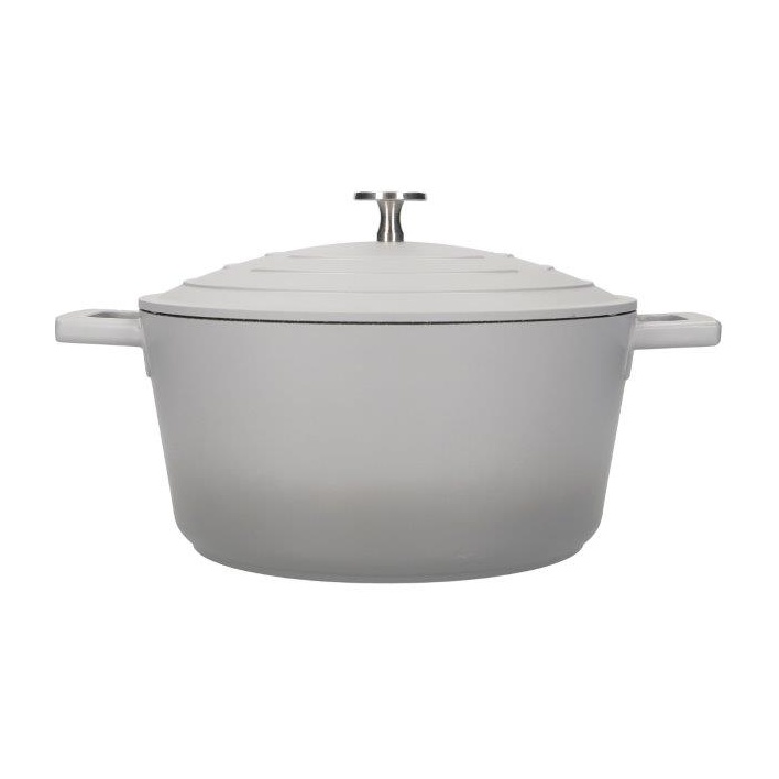 Masterclass Cast Aluminium Casserole Dish 24cm Grey