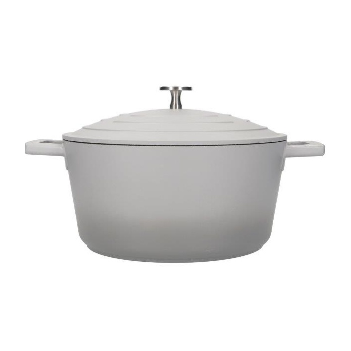 Masterclass Grey Cast Aluminium Casserole Dish 24Cm