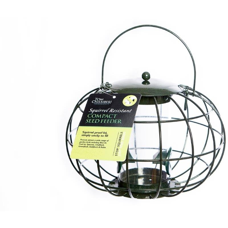 Tom Chambers Squirrel Resistant Compact Seed Bird Feeder