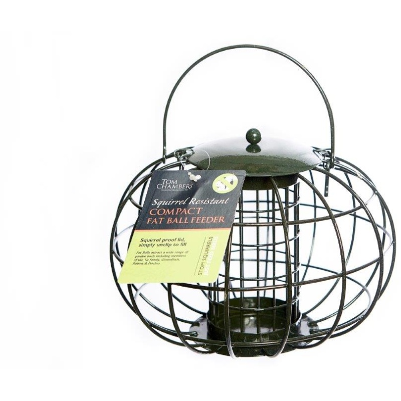 Tom Chambers Squirrel Resistant Compact Fat Ball Bird Feeder