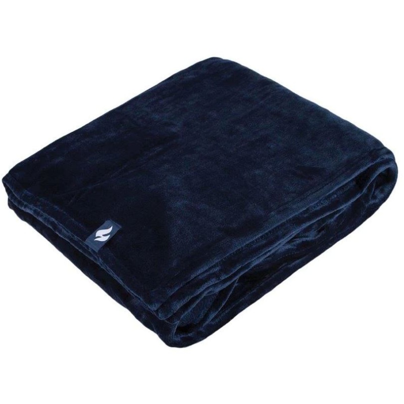Heat Holder Fleece Blanket/Throw - Navy