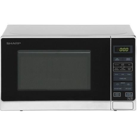 Sharp R272SLM 800W Solo Microwave 20L - Silver